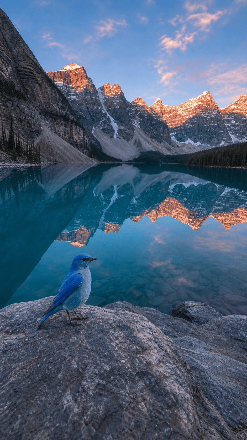 First Light, Moraine Lake