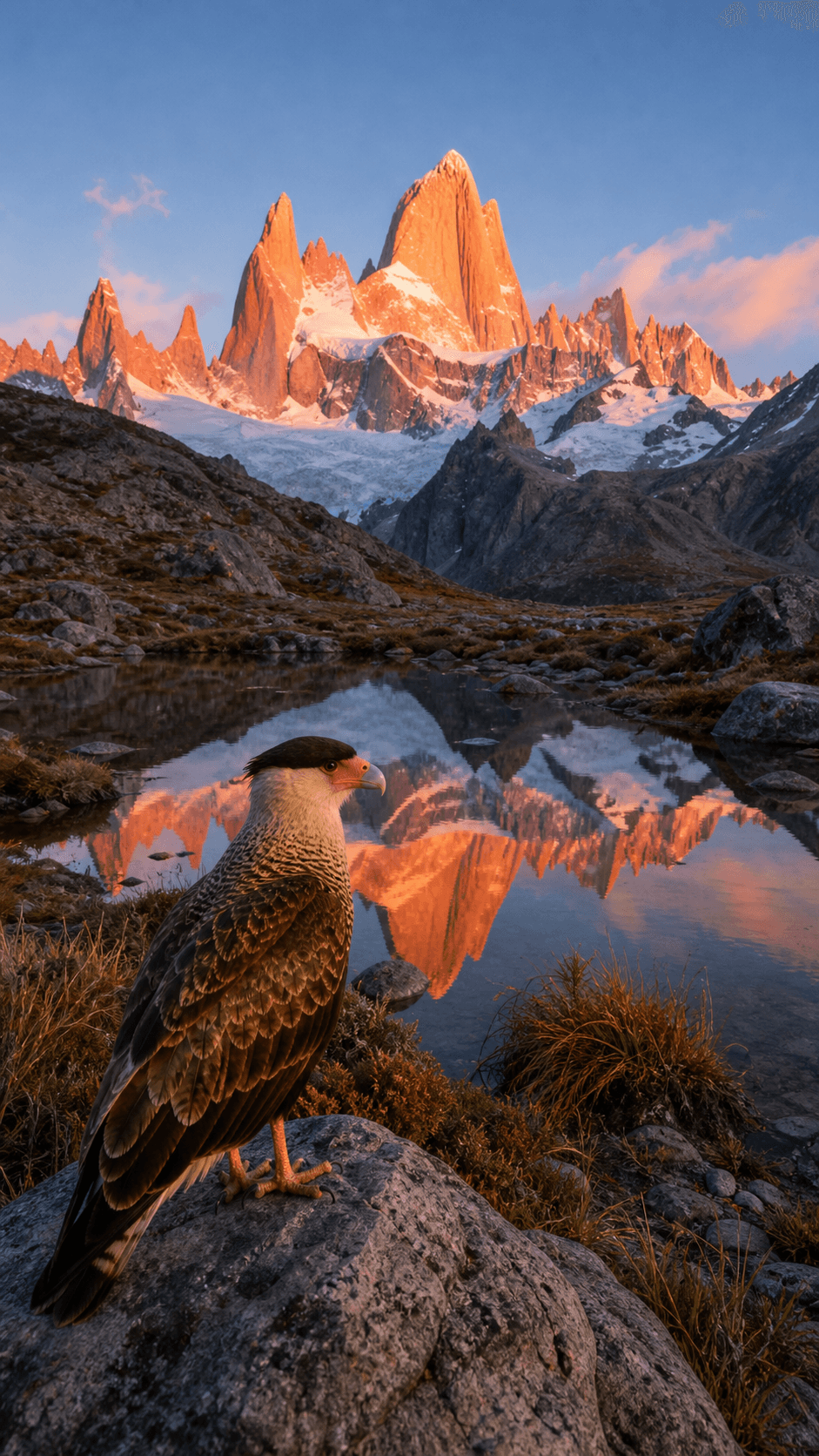Fitz Roy Alpenglow, Patagonia